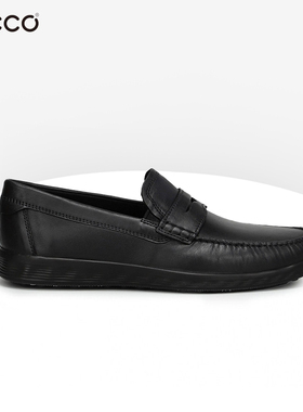 ECCO/爱步男鞋商务休闲皮鞋男士一脚蹬牛皮鞋舒适柔软轻巧 540534