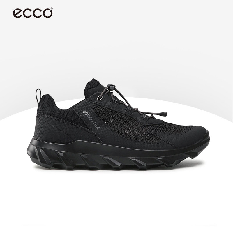 ECCO/爱步男鞋户外透气运动鞋网面轻盈休闲鞋系带驱动系列820264
