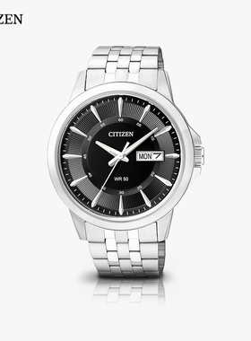 Citizen西铁城男表夜光星期日历石英手表防水进口男士腕表BF2011