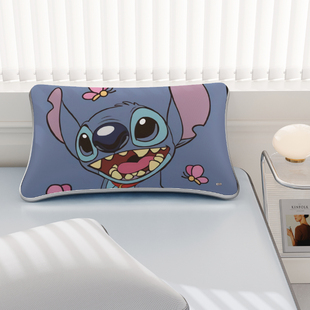 史迪仔冰丝席枕套48x74cm空调房单人亲肤透气可机洗枕套家用床品