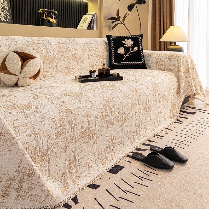 佑卓2025年新款雪尼尔沙发巾简约现代高级感沙发盖布全包沙发套罩,居家布艺,沙发套,淘宝优惠券,粉丝福利购,淘宝优惠卷