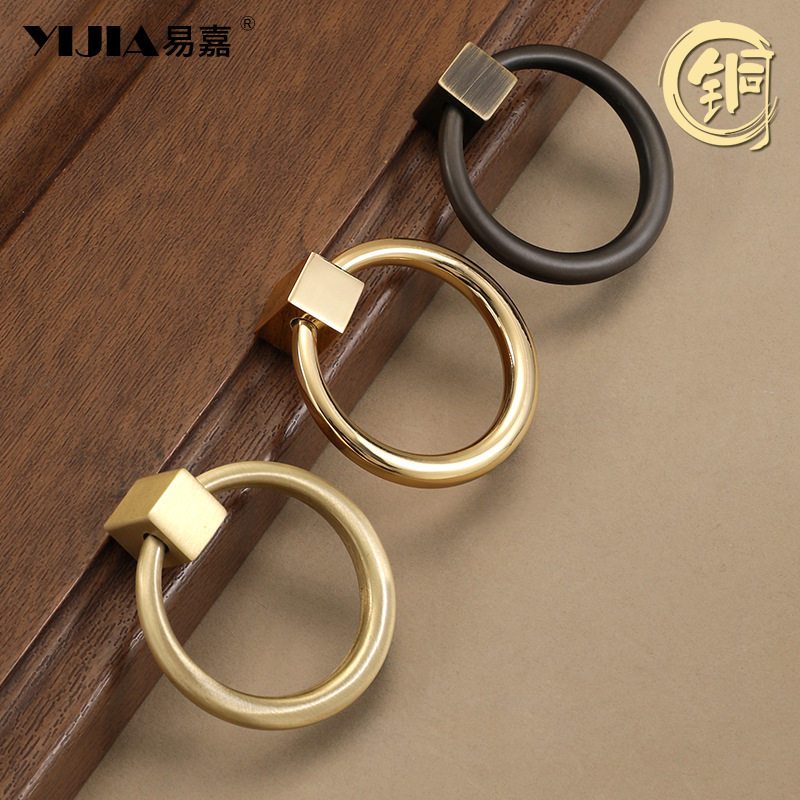 欧式拉环茶几柜子门圆环抽屉拉手现代简约单孔鞋柜橱柜衣柜门把手,基础建材,小拉手,淘宝优惠券,粉丝福利购,淘宝优惠卷