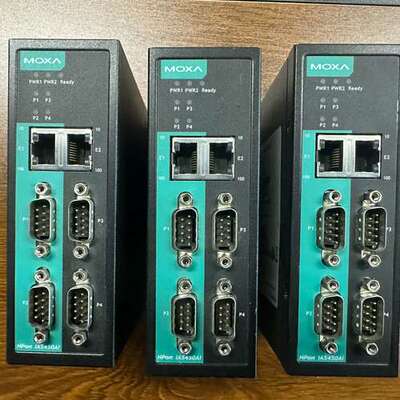MOXA摩莎NPORT IA5450AI 宽温 串口服务器议价
