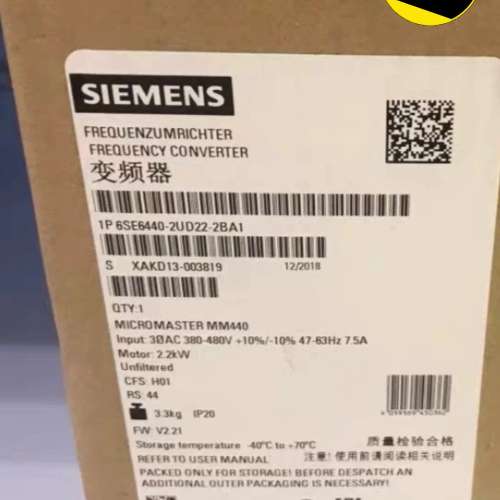 6SE6440-2UD22-2BA1MM440变频议价