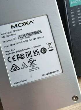 (议价）MOXA摩莎EDS-208A 工业交换机 变更库