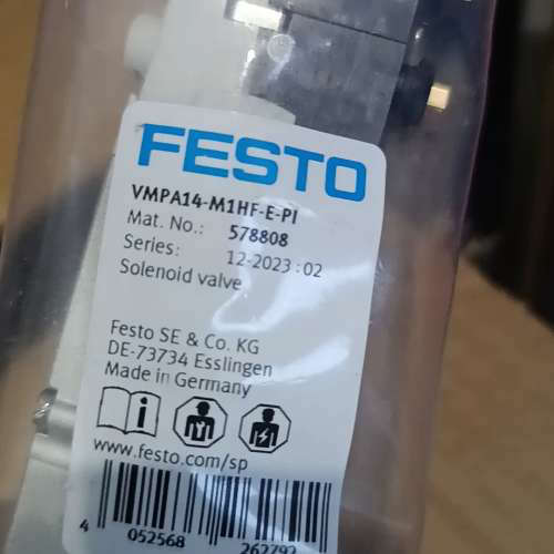 费斯托电磁阀 578808   VMPA14-M1HF-E-议价