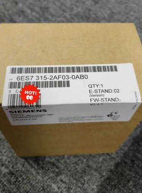 6ES7315-2AF03-0AB0   6ES7 315-议价