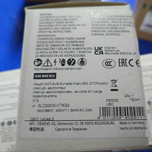 3LD2203-0TK53图低压产议价