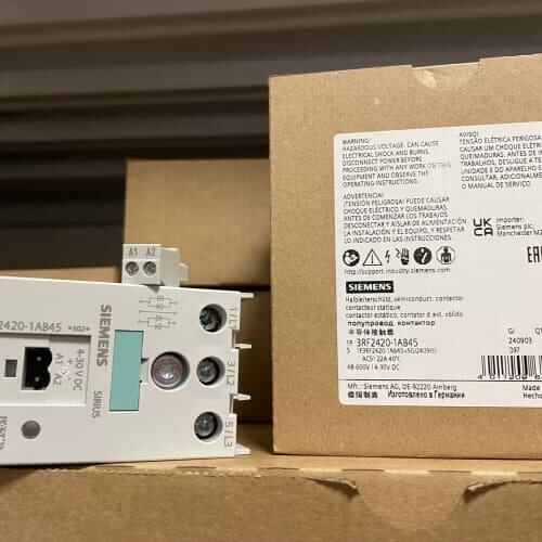 3RF2420-1AB45 3 相 3RF2 半导体接触器(议价)