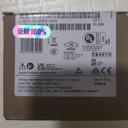 6ED1052-2FB08-0BA2 LOGO模块，全(议价)