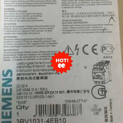 空气开关断路器3RV1031-4EB10议价