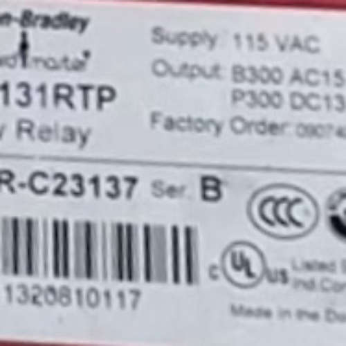 ab罗克韦尔MSR131RTP 440r-c23137安全继议价