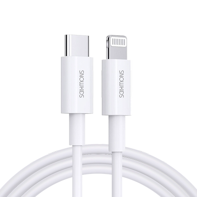 Snowkids数据线Type-C to Lightning充电器线适用苹果手机iPadPD快充线20W充电线iPhone14promax/13/12/11/XR