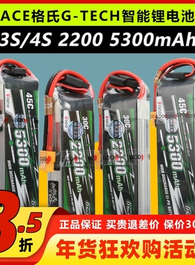 格氏电池格式Gtech智能充锂电池3S4S5300mAh45C2200mAh航模电池