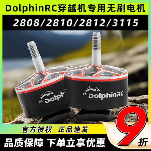 DolphinRC无刷电机2808 2810负载马达2812 3115穿越机专用电机6S