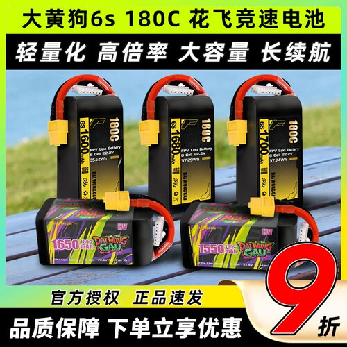 大黄狗6s180C花飞竞速电池