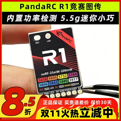 PandaRCR1竞赛图传内置功率检测