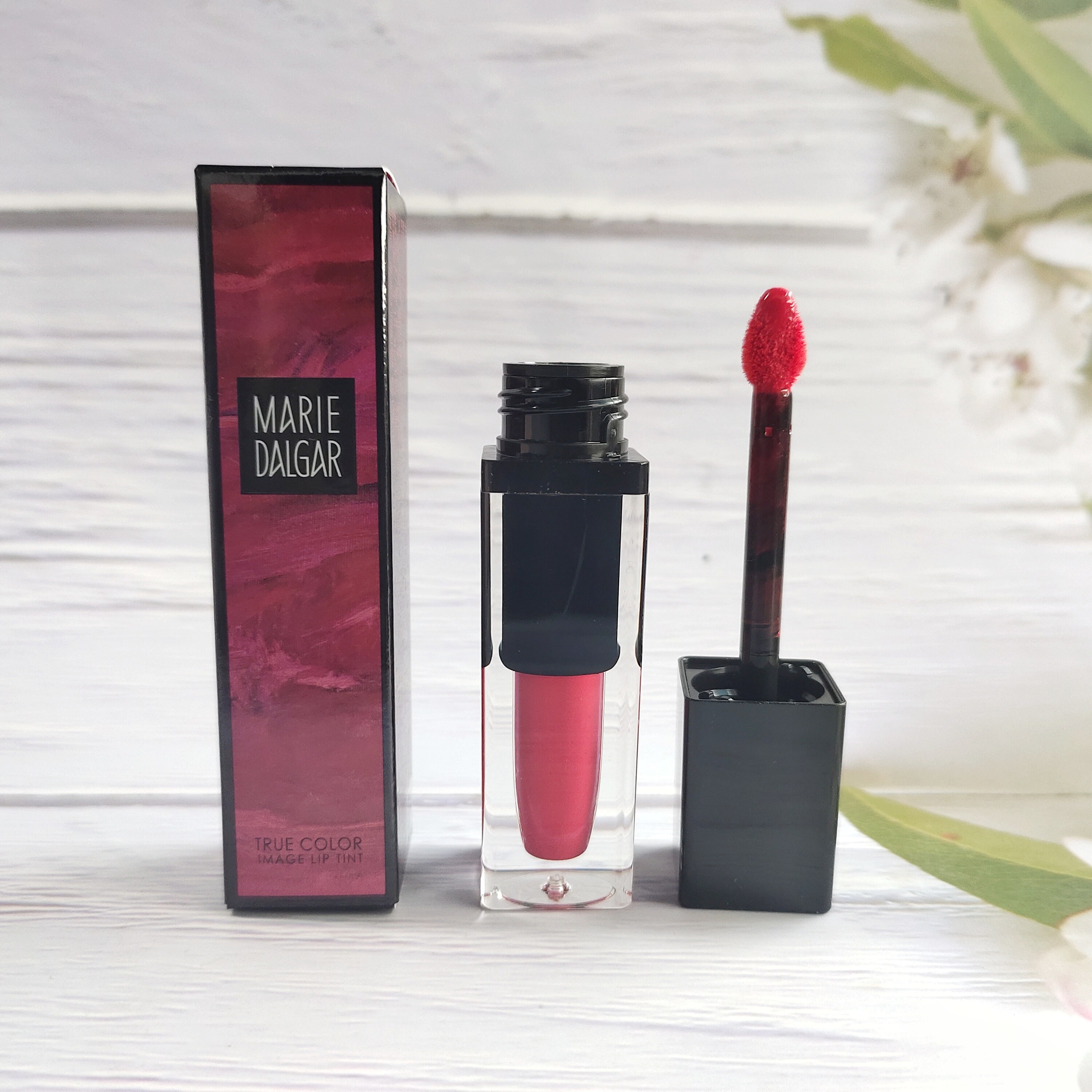 玛丽黛佳原色印象水酷唇釉4ml液体口红保湿显色咬唇妆小红莓正品