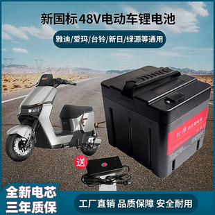 电动车锂电池48V24ah安雅迪爱玛新国标天能星恒同款60v20ah锂电瓶