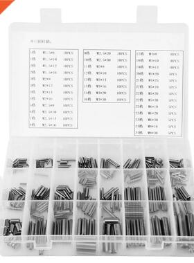 280Pcs Spring Tension Pins Set M1.5 M2 M2.5 M3 M4 M5 M6 M8 S