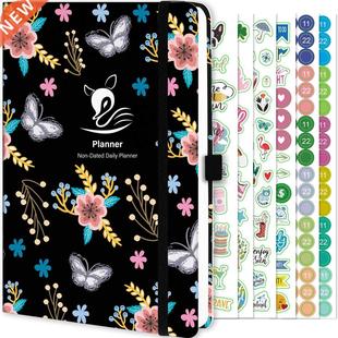 A5 Daily Weekly Planner Agenda 2022 Organizer Goals Journal