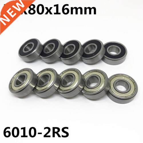 10pcs High quality 6010-2RS ball bearing 50x80x16 mm deep gr