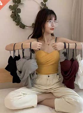 Women Cotton Underwear Push Up Brassreie Women Suspender Tan