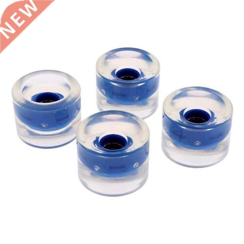 4Pcs 60mm Light p Flash Skateboard Longboard Wheels 78A with