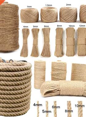 1-1m Natural Jute Twne Vntage Jute Rope Cord Strng Twn
