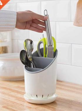 Cutlery orage Holder Plaic Drainer Drain Containers Dryi