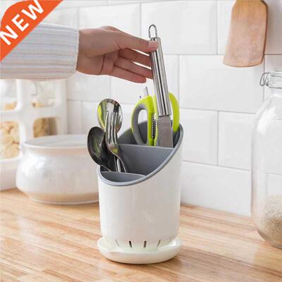 Cutlery orage Holder Plaic Drainer Drain Containers Dryi