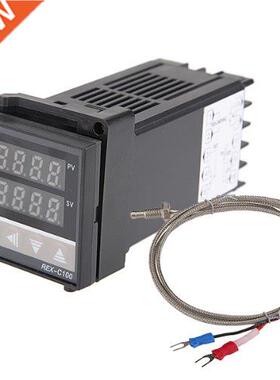 Dual Digital F / C PID Temperature Controller with K Thermo