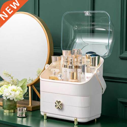 New Transparent Cosmetic Storage Box Acrylic Desktop Makeup