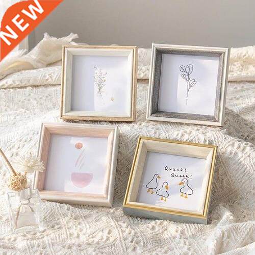 4 Colors Simple Anti-deform Square Photo Frame Rack 4