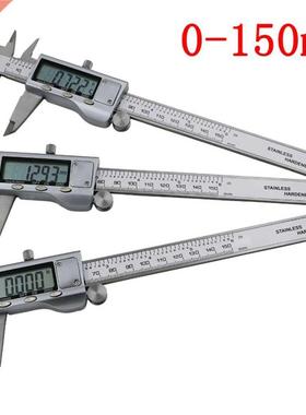 Metal 6-Inch 150mm Electronic Vernier Caliper Micrometer Mea