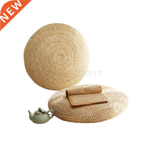 30/40/45/50/60cm Round Natural Weave Straw Handmade Pillow
