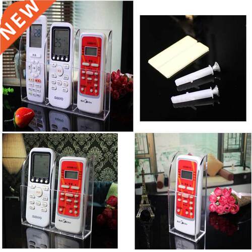 1/2/ Slots Clear Transparent Acrylic Remote Control Holder