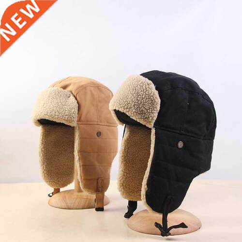 Unisex Men Women Ear Protection Cap Trapper Bomber Warm Troo