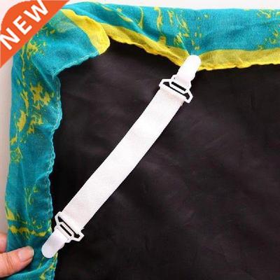 4Pcs/Set Nylon Elastic Band Bed Sheet Fix Buckle Strong