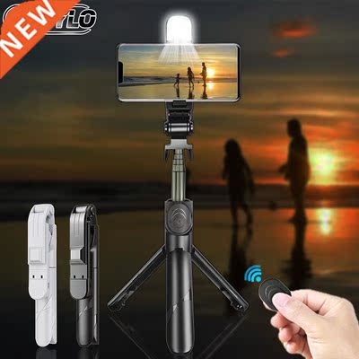 Wireless Selfie Stick Bluetooth Compatible Foldable Mini Tri