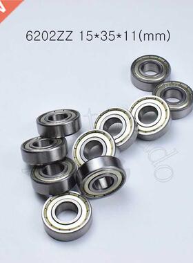 1pcs 6202ZZ 15*35*11(mm) chrome steel Metal Sealed High spe