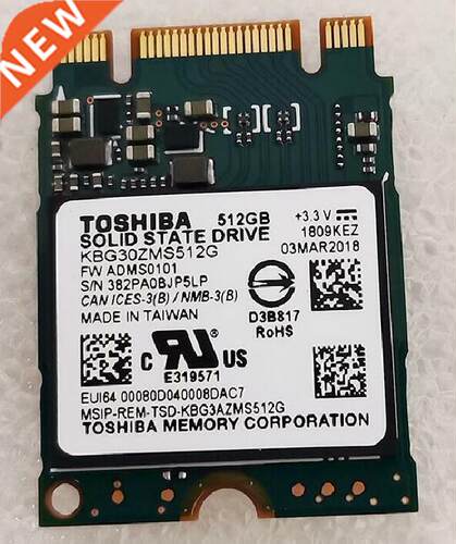TOSHIBA 512GB SSD BG 220 KBG0ZMS512G ADMS0101 82PA0BJP5G
