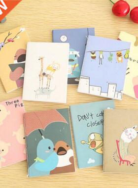 1/2/5Pcs Cartoon Image Notebook 20Pages Vintage Retro Notepa