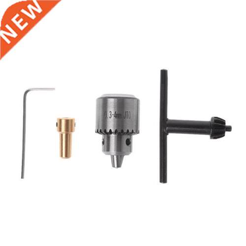 4x Micro Motor Drill Chuck Clamp 0.3-4mm With Key 3.17mm a