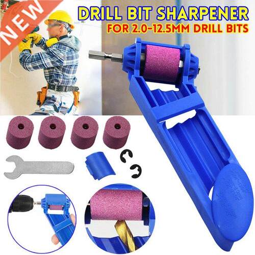 1 Set Corundum Grinding Wheel Drill Bit Sharpener Titanium D