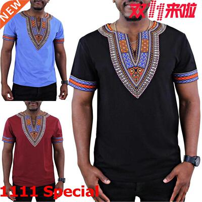2019速卖通非洲男士T恤rican men's t-shirtsфутболки