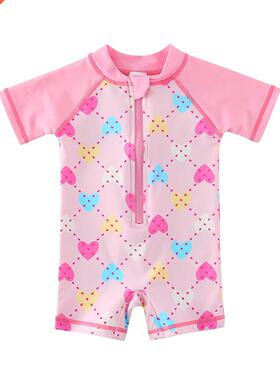 Wishere Baby Girl's Swimwear One-piece Swimsuit Toddlers Swi