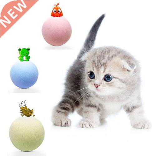 Pet Toy Interactive Ball Pet Squeaky Toy Cat Toy Play Chewin
