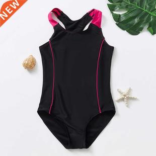 6~13Year Teenager Girls Swimsuit One piece Girls Training Sw