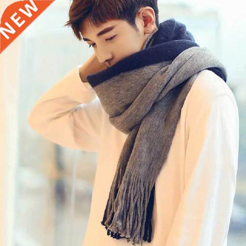 Winter Designer Men Scarf Patchwork Cotton Scarf Male Brand